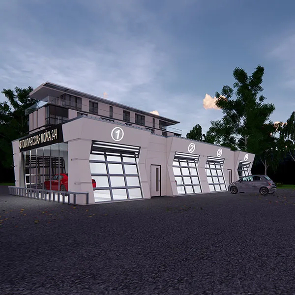 Здание премиум 4 поста