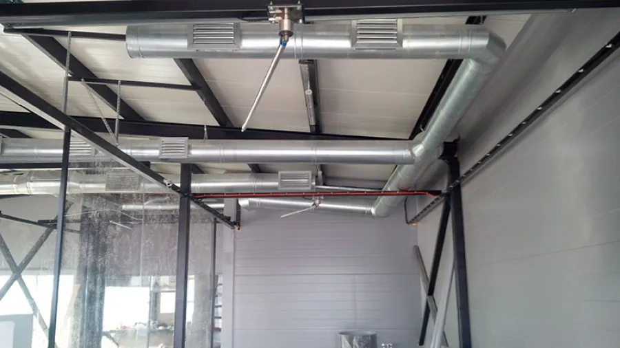 Монтаж вентиляции на автомойках